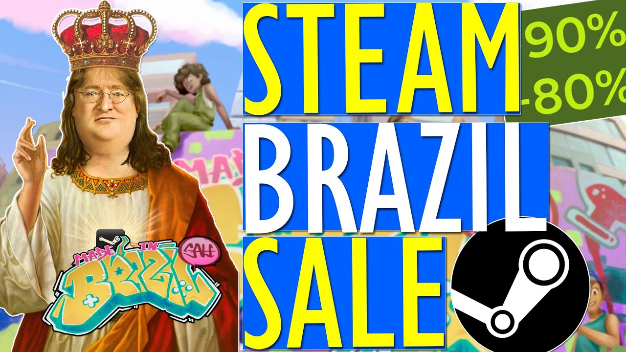 STEAM MADE IN BRAZIL SALE 2024 COMEÇOU - OS MELHORES JOGOS BARATOS e DEMOS GRATUITAS na STEAM!!