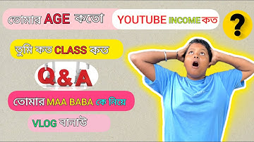 My First QNA Vlog || Biki Enter10 QnA Video || Bangla videos || 