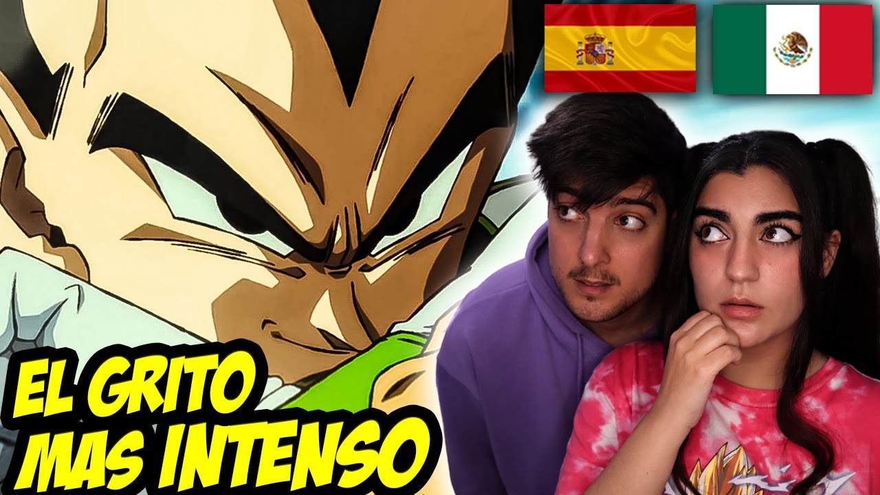ESPAÑOLES REACCIONAN A DRAGON BALL LATINO VS ESPAÑOL |🐲VEGETA VS BROLY EN DRAGON BALL SUPER BROLY🐲