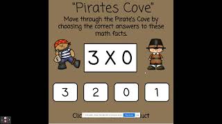 Thanksgiving Math Land - Master Your Multiplication Facts