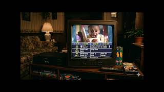 It's 1998 and you are watching prevue channel to see what's on tv.