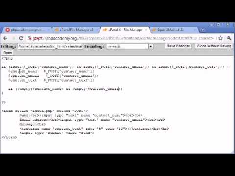 PHP Tutorial For Beginners | Creating a Simple Contact Form Part 2