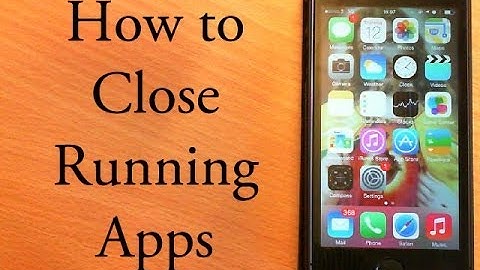 How to Close Background Apps in iOS 7 2014