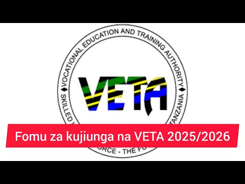 Fomu Za Kujiunga Na VETA 2025 2026