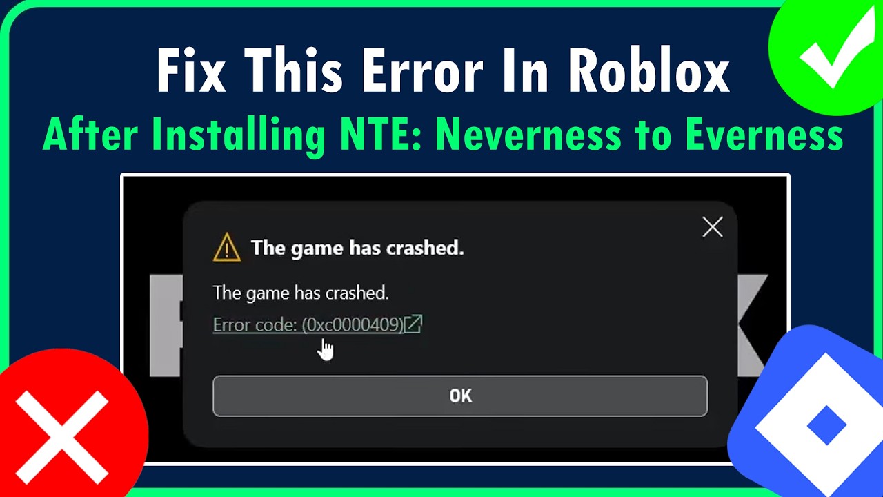 Fix Roblox Error Code 0xc0000409 The Game Has Crashed after