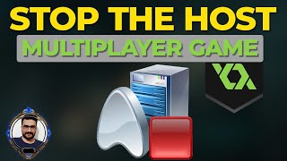 Multiplayer game stop a host in node js server in gamemaker studio