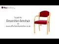 Devonshire Wooden Frame Stacking Armchair - Features Devonshire Wooden Frame Stacking Armchair - Features