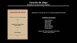 Miniatura de "Canción de siega - Canto del segador 'Segadores que cogéis la semilla' (1936) - Marcos Redondo"