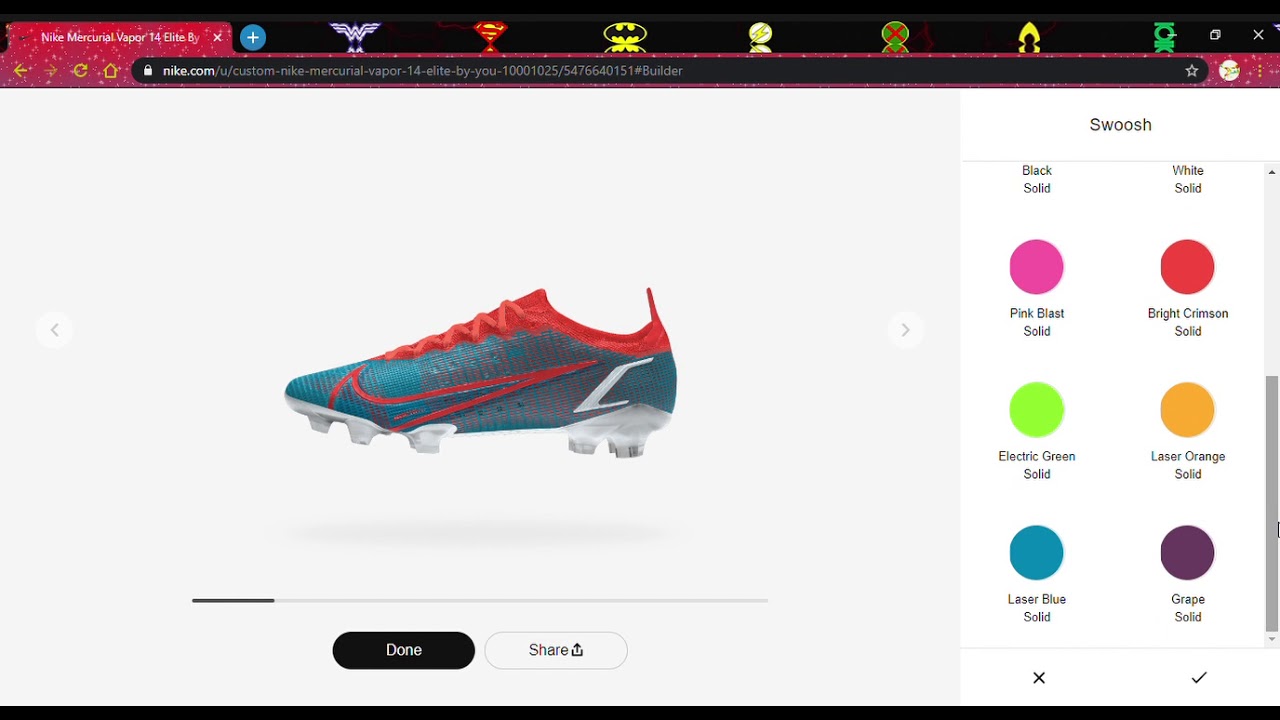 Customizing Nike vapor 14 that LOOK 