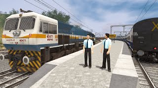 Shunting Duty of JAN SHATABDI Train by WDP4D #railway Train Simulator