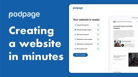 Creating a gorgeous podcast website with Podpage