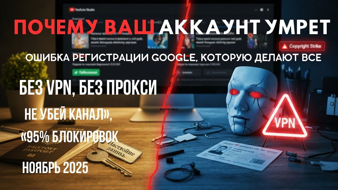 Регистрация  Google в 2025 году: Последний Шанс для Российских Каналов