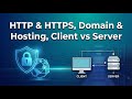 HTTP vs HTTPS | Domain &amp; Hosting | Client vs Server Explained