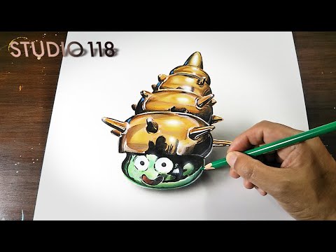 Drawing Dragon Quest slime tsumuri has appeared! - YouTube