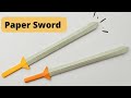 How to make easy paper sword toy  for kids  nursery craft ideas  paper craft easy  kids crafts