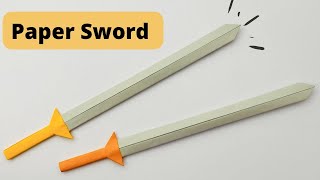 How To Make Easy Paper Sword Toy  For Kids / Nursery Craft Ideas / Paper Craft Easy / KIDS crafts