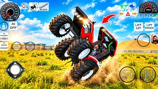 INSANE TRACTOR WHEELIE! 🚜🔥 Extreme Offroad Tractor Gameplay | Android Farming Simulator screenshot 2