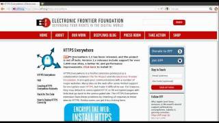How to browse securely using Firefox and HTTPS Everywhere - eosTech Computing Profile