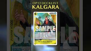 😱 This KALGARA Deck BREAKS the META! | One Piece TCG OP08–OP12 🔥 #onepiecetcg #deckbuilding
