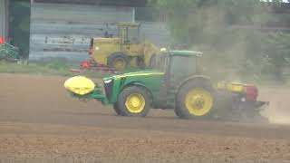 JOHN DEERE 8270R & 8295R FIELD CULTIVATING .BARBER FARMS 2021 FIELD CULTIVATING AND PLANTING screenshot 4