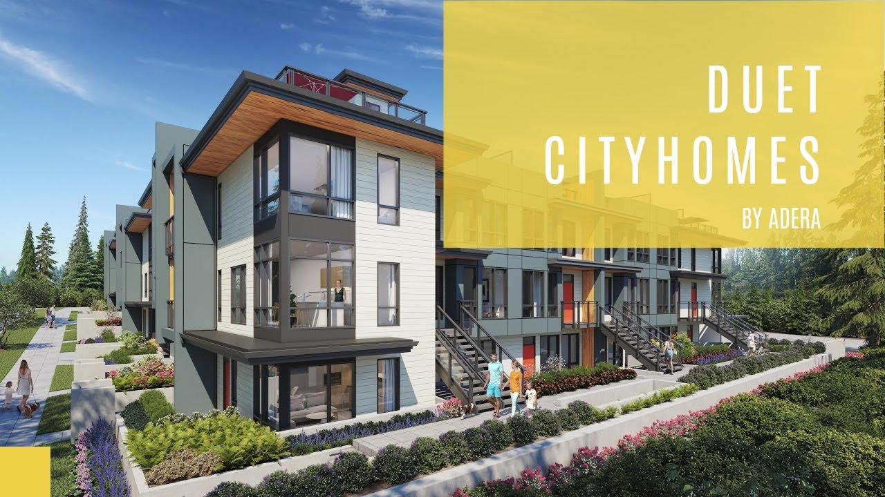 Duet by Mosaic - Iconic Cityhomes in the heart of Burquitlam BC hottest market in Vancouver