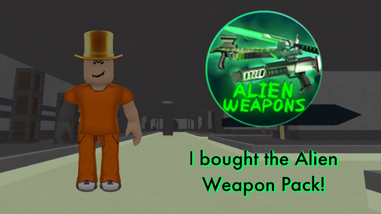 Alien Weapon Pack Showcase! - Roblox Zombie Attack - YouTube