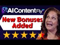 AIContentFly Review Update 🎉 Check Out My New Bonuses 🎉 AIContentFly Honest Review