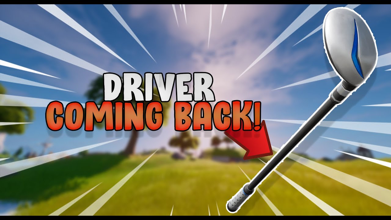 Driver Pickaxe Return DATE in Fortnite Item Shop Driver Coming Back