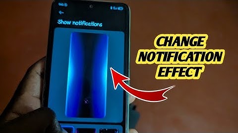 How To Change Notification Effect Redmi Note 14 