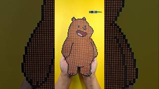 WeBareBears Grizzly bear, Big Bear, Bigger Fun! 🐻✨ #pixelart #WeBareBears #grizzly #Grizz