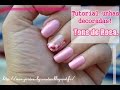 Unhas decoradas tons de rosa.