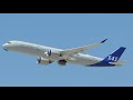SAS Airbus A350-900 [SE-RSD] takeoff from LAX