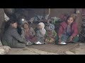 Nepali village || Sisno cooking vegetables in the village