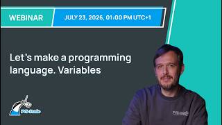 Let's make a programming language. Variables