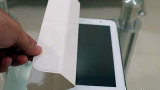 Micromax Canvas Tab P650 review and unboxing - quad core with 8 inch screen and Snap cover