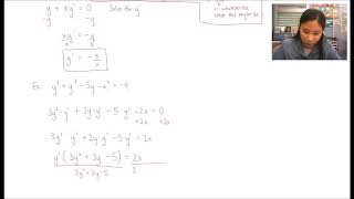 HCalc 2.5 Part 1 Implicit Differentiation