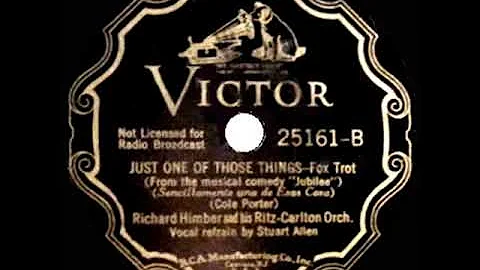 1935 HITS ARCHIVE: Just One Of Those Things - Rich...