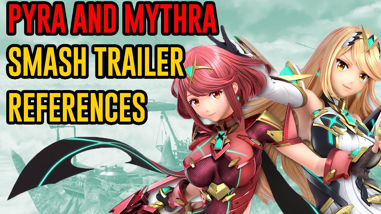 Pyra and Mythra Smash Ultimate Reveal Trailer Move Origins and References