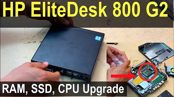 How to Upgrade: HP EliteDesk 800 G2 Mini CPU Upgrade to i7 | Upgrading RAM & SSD to max