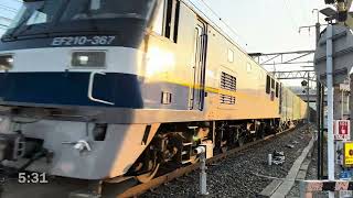 2025(R7)/6/20 今年も敢行!島本で高速コンテナ貨物列車など44本撮影。