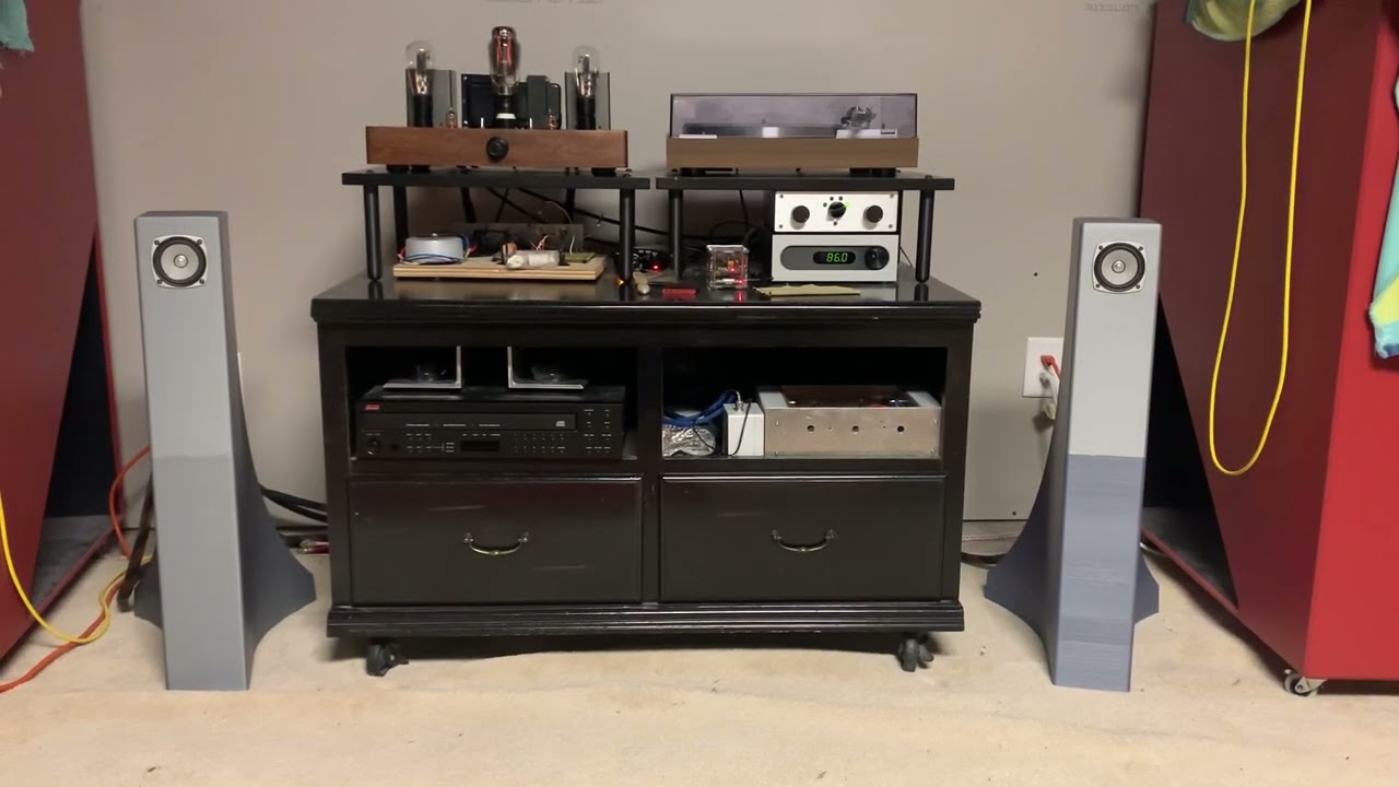 3d printed Back loaded horn for Fostex FF85WK 3 inch driver