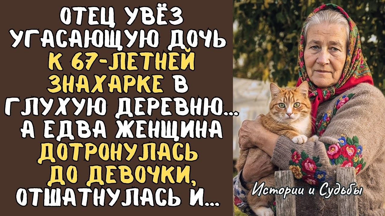 Отец увёз УГАСАЮЩУЮ ДОЧЬ к 67-летней ЗНАХАРКЕ в глухую деревню…А едва женщина дотронулась до девочки