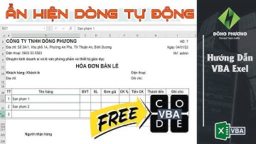 Cách Ẩn Hiện Dòng Tự Động trong khi nhập liệu hoá đơn bán hàng | Tin Học Đông Phương