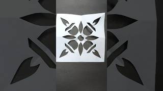 Easy Paper Cutting Design for Decoration ✂️ | New Paper Craft Ideas #paperart #shorts #papercraft