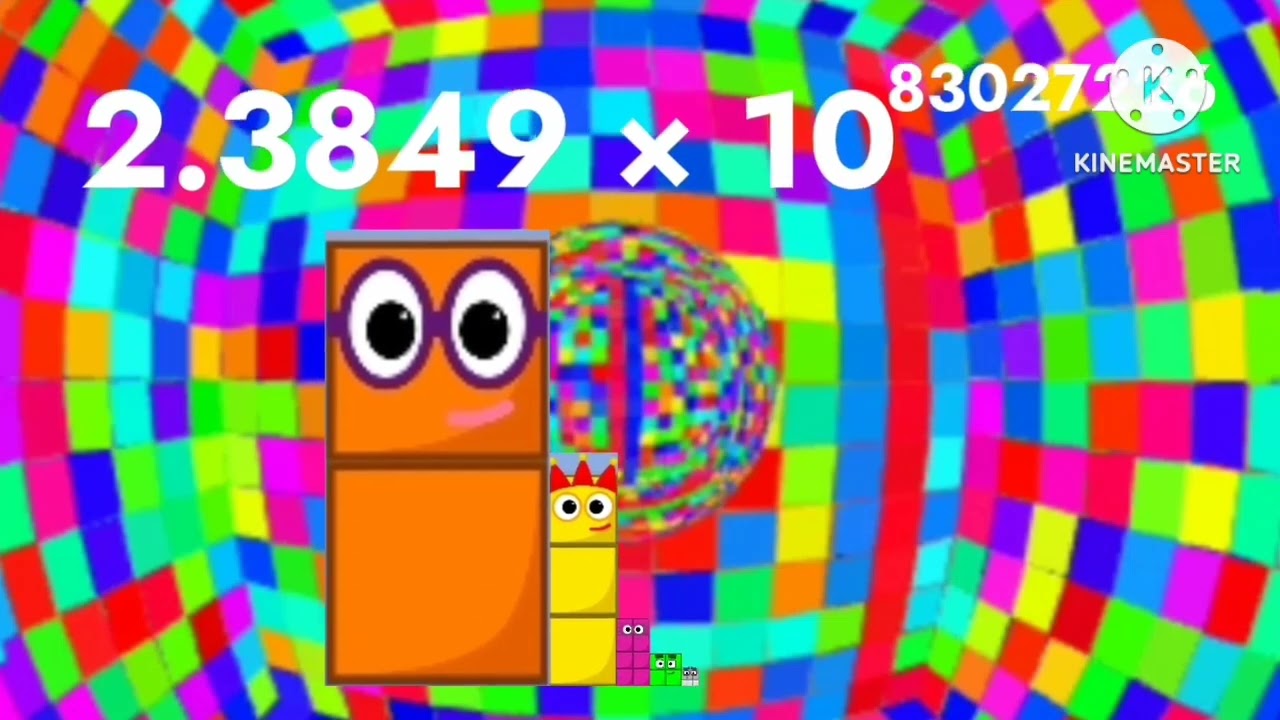 NUMBERBLOCKS SELF DUOFACTORIAL POWER FACTORIAL BAND - 1!!^1! TO 10!!^10!