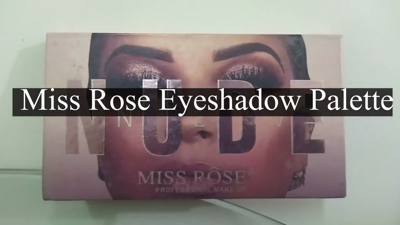 Miss Rose Affordable makeup Product | Miss Rose Eyeshadow Palette | Honest Review 