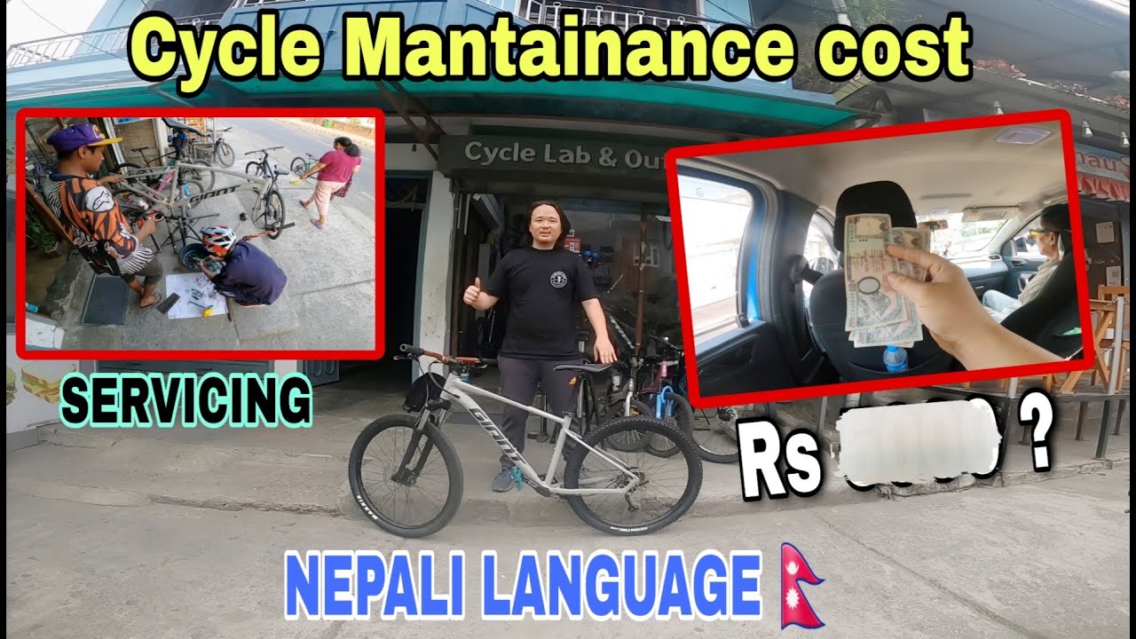 CYCLE SERVICING COST IN NEPAL 🇳🇵 NEPALI LANGUAGE (Amosh limbu