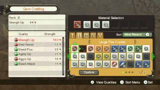 Xenoblade Chronicles | Gem Crafting Tutorial