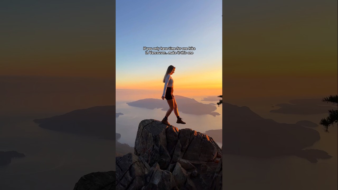 Found the best sunset spot in Vancouver 🤯 