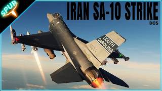 Realistic SEAD Package vs Iranian Air Defenses - F-16 HARM Strike (DCS World)